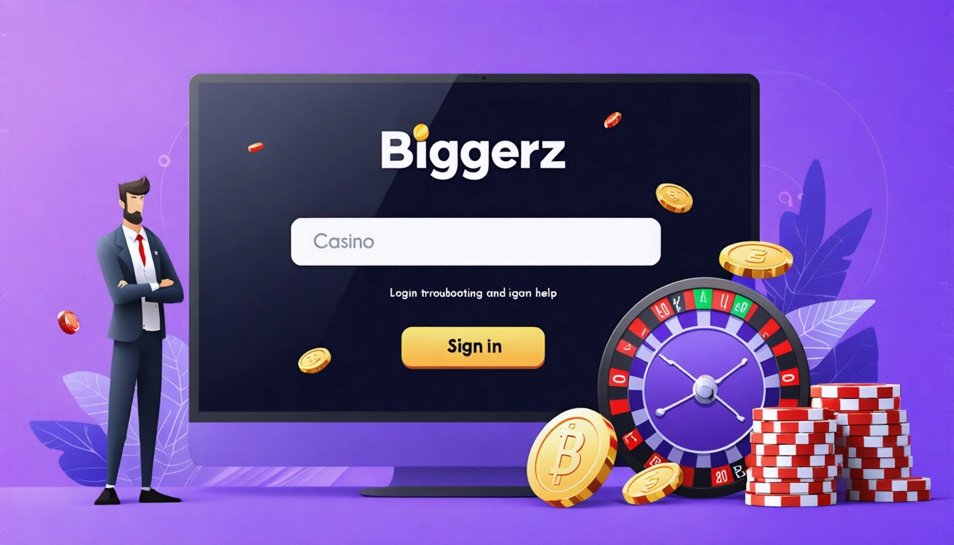 Biggerz casino login troubleshooting and sign in help